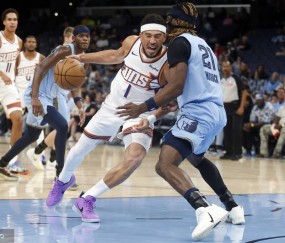 布克36分格林21+6 伯顿17分太阳大胜灰熊