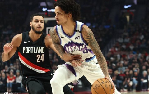 杨瀚森登场48秒克林根21+15 阿夫迪亚17分开拓者胜爵士